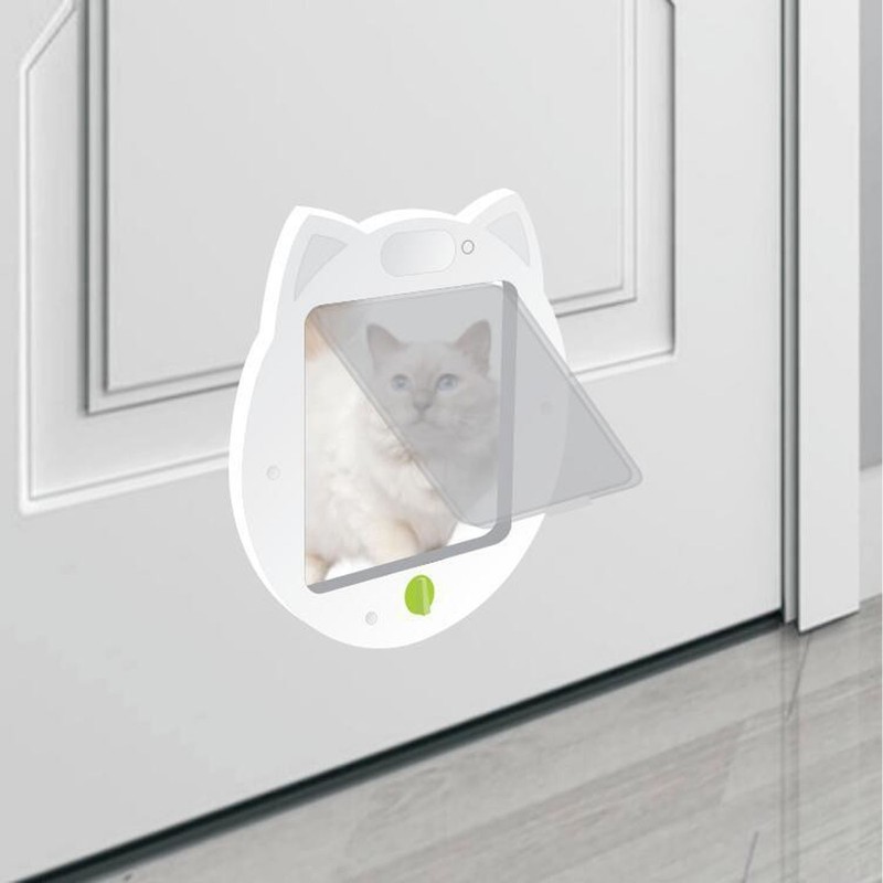 Pet Flap Door 4 Way Locking Noiseless Weather Resistant Cat