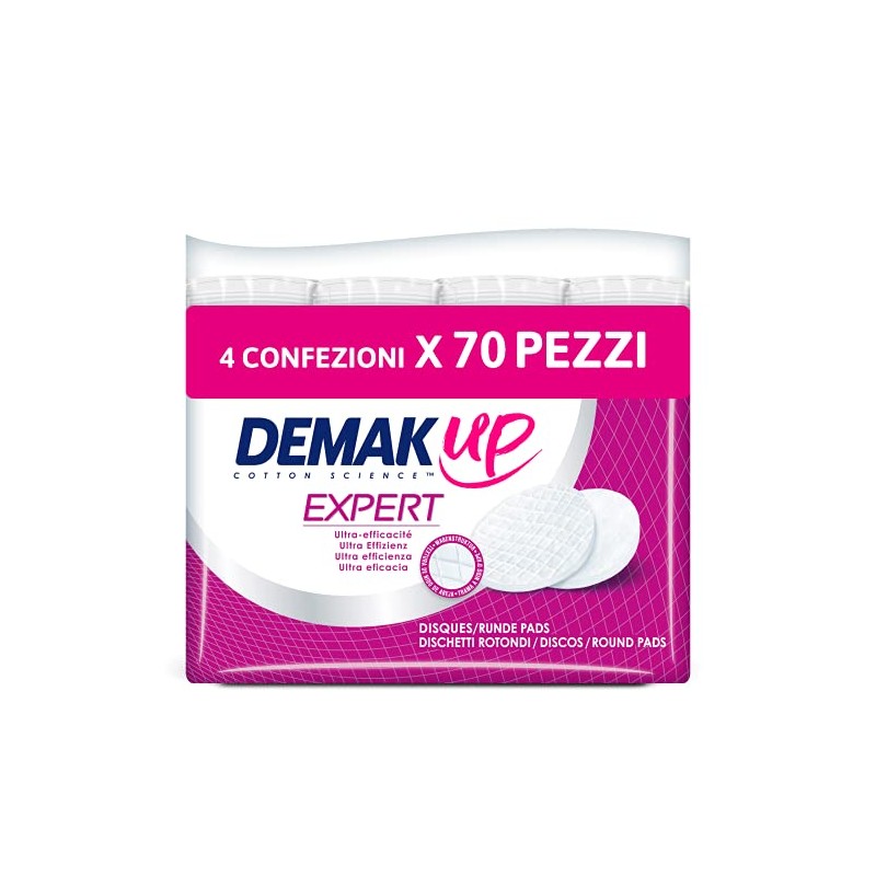 Demak'Up Duo+ Make-Up Remover Pads - Pack of 4 Bags