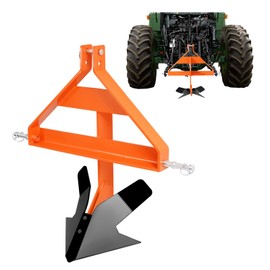 Wutist Three-Point Middle Buster Plow Compatible with Category 1 3-Point Quick Hitch Tractors Furrowing Plow Lawn Ditch Buster Steel