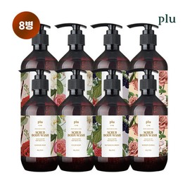 플루 퍼퓸드 스크럽 바디워시(다마스크로즈 2+보태니컬베리 2+플뢰르 솝 2+우디플로럴 Flu Perfumed Scrub Body Wash (Damask Rose 2 + Botanical Berry 2 + Fleur Soap 2 + Woody Floral)