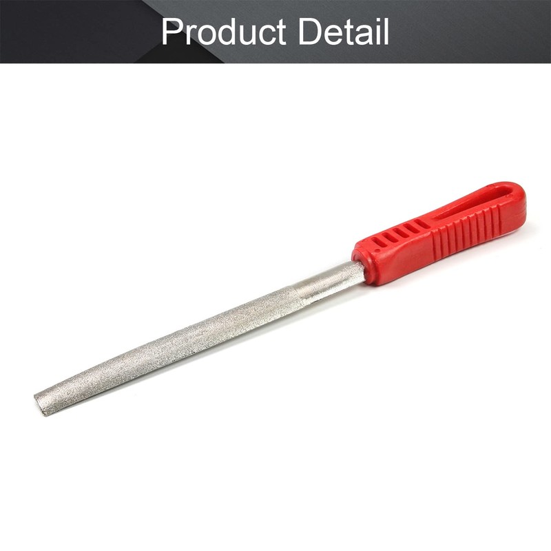 Utoolmart Diamond File 6 Inch Half Round File Diamond Coated