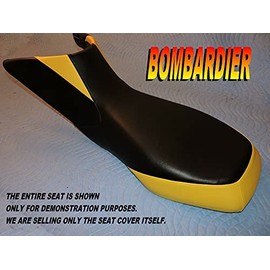 New Replacement seat cover fits Bombardier Can Am DS650 2000-07 CanAm DS 650 Black/Yellow 815B