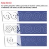 Kapyoo 3Pcs Free Motion Quilting Rulers and Templates Quilting Templates