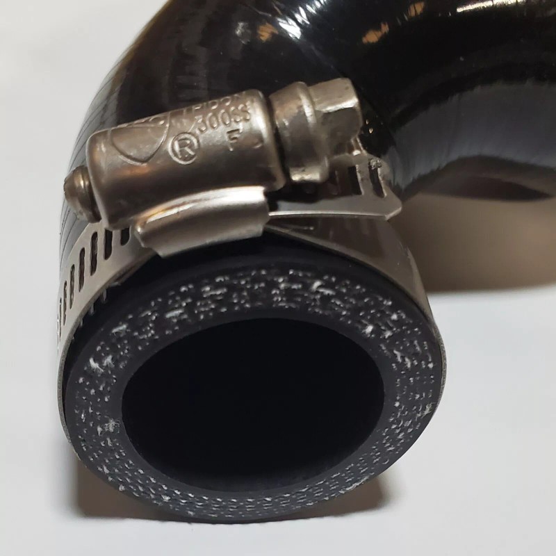 Crusader Raw Water Pump To Oil Cooler Hose & Clamps