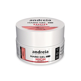 Andreia Professional Dual Phase 2-in-1 LED and UV Gel Nail Builder - High Viscosity for Hard, Strong Nails, Tips and Extensions - Builder Gel for Nails - Peach 44g