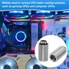 sourcing map 4pcs Water Cooling Adapter G1/4" Thread Male to