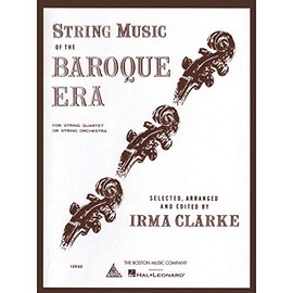 String Music of the Baroque Era for String Quartet (Score & Set of Parts)