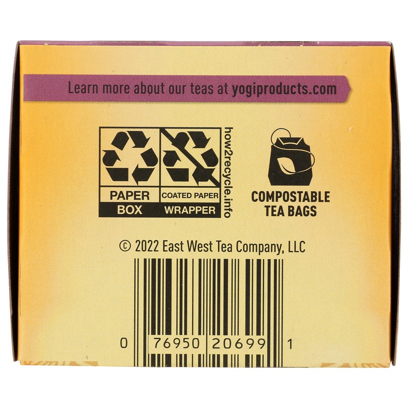 Yogi Tea Organic Blackberry Apple Awakening Digestive Cider, 16 CT