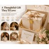 White Leather Jewelry Storage Box with Three Layers and Removable