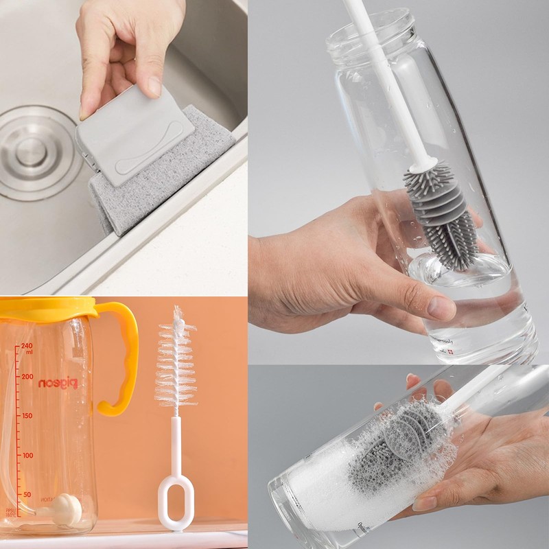 PLATEYTR 18 PCS Radiator Cleaning Brush Set - Effortlessly Clean