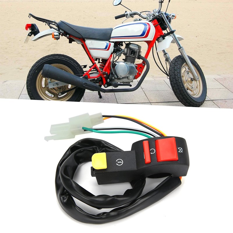 Aramox Motorcycle quad kill Switch Handlebar Mount, Handlebars Starter Switch