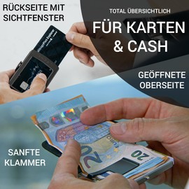 I-CLIP Original Frequent Traveller, black, Standard size, Minimalist