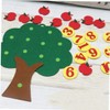 Operitacx 2 Sets Non Woven Tree Number Matching Aid for