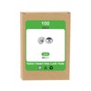 sourcing map 100Pcs M6 x 1 Nylon Insert Hex Lock