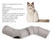 Cat Tunnel Collapsible Interactive Crinkle Large Space Kitten Tunnel Toy