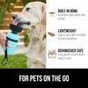 Gorilla Grip Dog Water Bottle, Portable Water Bowl Dispenser for