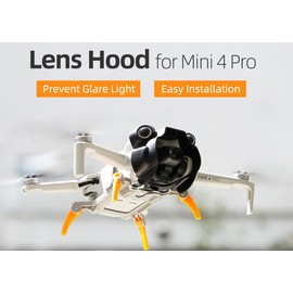 BTG Gimbal Camera Lens Hood for DJI Mini 4 Pro Drone Accessories Parts
