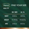 Depend Real Fit Incontinence Underwear for Men, Disposable, Maximum Absorbency,