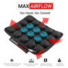 GRAND PITSTOP Motorcycle Air Seat Cushion with Inflatable Bubble Air