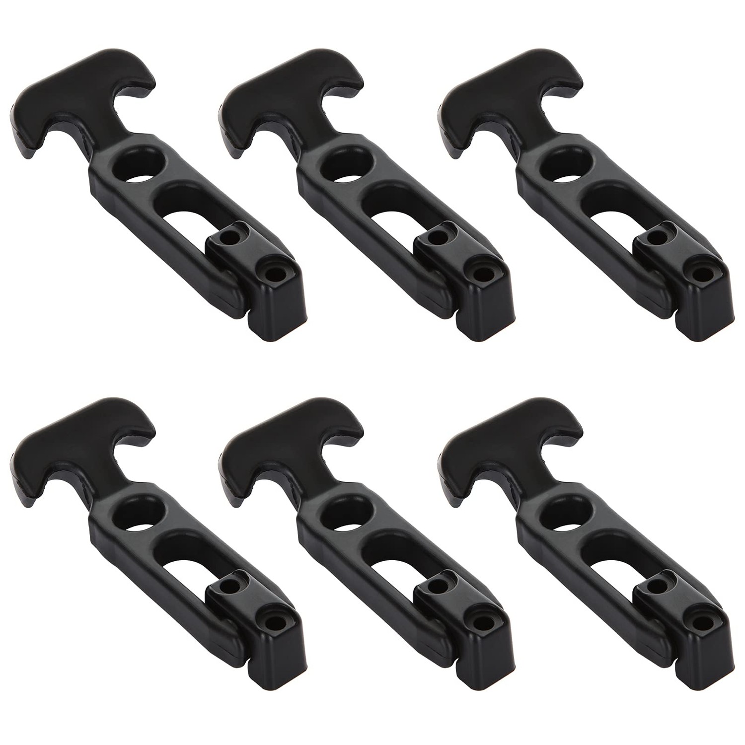 Acrux7 6Pcs Rubber Latches Flexible T Handle Draw Latch 4.3 Inch Hasp ...