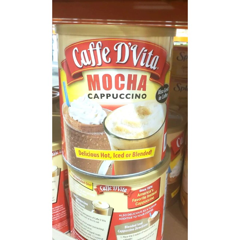 D'VITTA 2 PACK CAFFEE D'VITA MOCHA CAPPUCCINO 4 POUNDS EACH