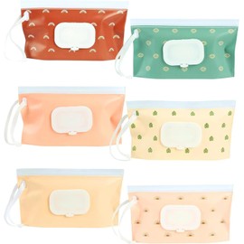 6 Piezas Porta Toallitas Húmedas, Dispensador De Toallitas Húmedas Para Uso Diario, Estuche Para Toallitas Húmedas De Material Eva, Dispensador Toallitas Húmedas Compacto y Práctico