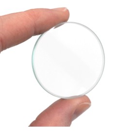 Double Convex Lens, 200mm Focal Length, 1.5" (38mm) Diameter - Spherical, Optically Worked Glass Lens - Ground Edges, Polished - Great for Physics Classrooms - Eisco Labs