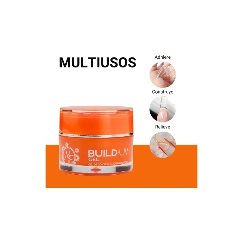 Gel De Construcción Uv 1oz Para Uñas Builder, Mc Nails