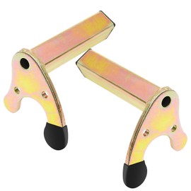 MaxAwe 1 Pair Round U Motorcycle Stands Rear Rear Stand Claw Mount Motorcycle Stand Rear Fork Mount for Repair Stand, Load Weight up to 400 kg Adapter for Hooks Motorcycle Accessories