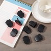 xozeooeu 70 Pcs Cubicle Clips for Fabric Walls, Black Plastic