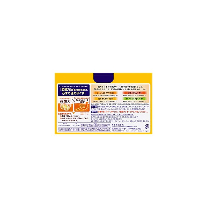 Babu Blissful Citrus Meuguri Bath 12 Tablets (3 Tablets of