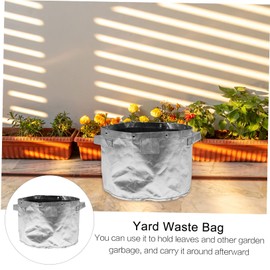 Zerodeko Garbage Bag for Leaves Garden Waste Bag Portable Fallen Leaves Containers Yard Storage Holder Durable Lid