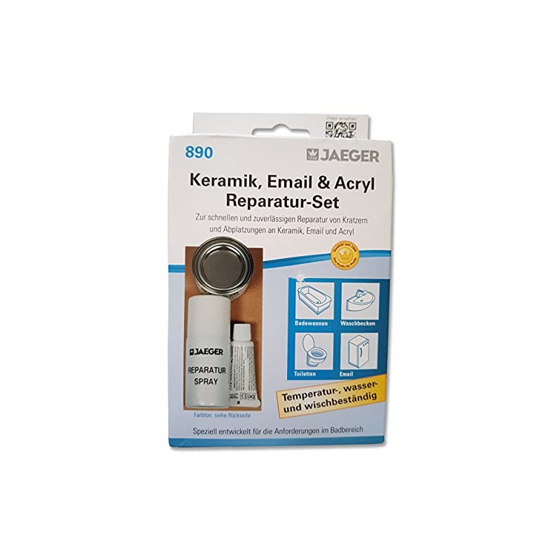 Jaeger Ceramic and Enamel Repair Set Pure White