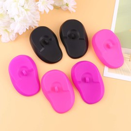 Protector Auditivo 3 Pares Protector de Oreja Impermeable de Silicona Cubierta de Oreja para Tinte de Pelo Orejeras para Peluquería Salón Spa Ducha Fundas Para Los Oídos Reutilizables
