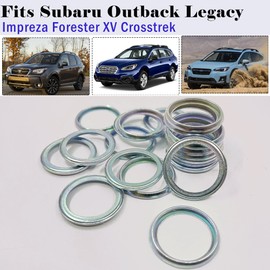 20 Packs 803916010 Oil Drain Plug Gaskets Compatible with Subaru Impreza Legacy Outback BRZ Forester XV Crosstrek Drain Plug Crush Washer