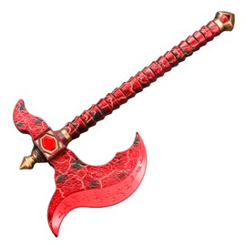 Munetoshi Fantasy Red Demon Axe Foam Replica Medieval Costume Cosplay Prop