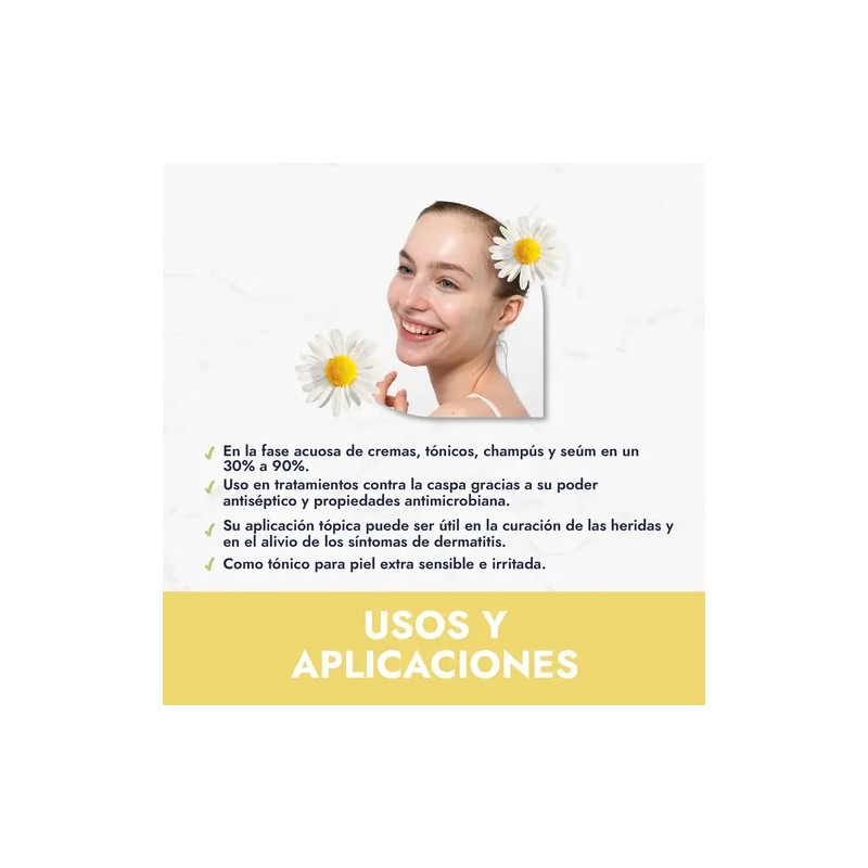 Agua De Manzanilla S/ Colorante Tónico Facial Hidrolato 5l
