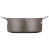 Pearl Metal Deep Fry Cook Iron Double-Handle Tempura Pot 20cm