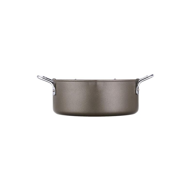 Pearl Metal Deep Fry Cook Iron Double-Handle Tempura Pot 20cm