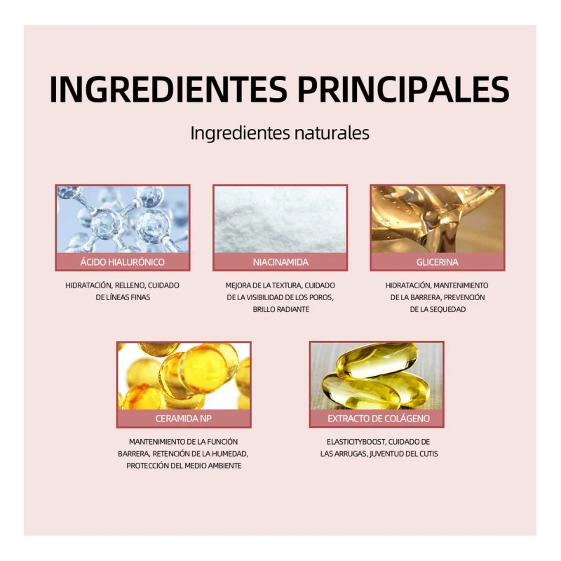 🔥 Mascarilla nocturna collagen wrapping reafirma hidrata 75ml todo tipo