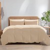 Ev Dekor Single Duvet Cover Set – Reversible Brushed Microfiber