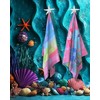 MintiMango Mermaid Kids Microfiber Beach Towels 60"x30" for Kids Girls
