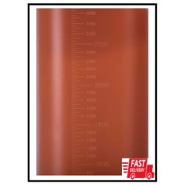 Does Not Apply Large Male Urinal with Leak Proof Screw Cap Lid (3000 mL or 101 oz.) (Amber Colo