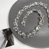 Jenngaoo Rhinestone Trim Chain, Shiny Crystal Rhinestone Appliques, Rhinestone Trim