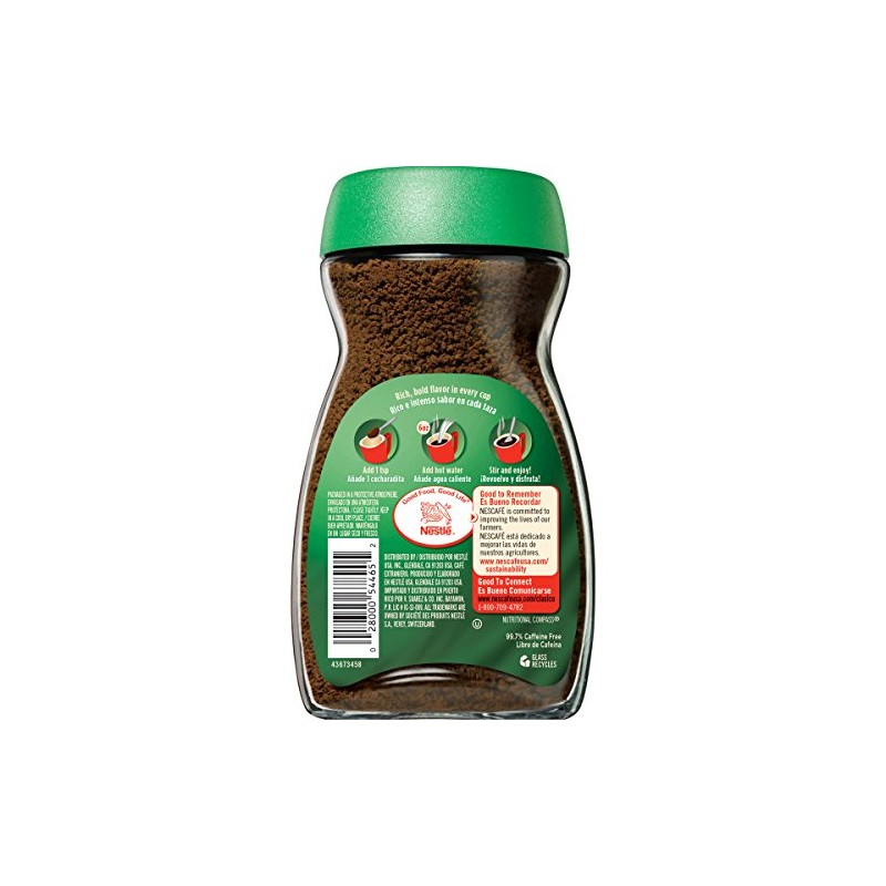 Nescafe Clasico Decaf Instant Coffee, 3.5 oz