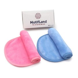 MotifLand Makeup Remover Cloth (Pink & Blue)