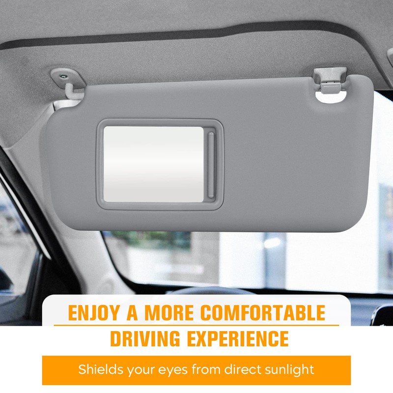 Left & Right Driver Passenger Side Sun Visor for Toyota