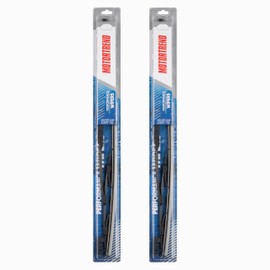 Motor Trend Precision Engineered Wiper Blade - High Performance Aerodynamic Blade Wipes Up Every Drop of Water - Silent, Durable, and Streak-Free (26" + 26")