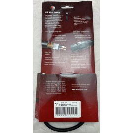 Pearstone 3-Pin XLR Male to XLR Female Audio Cable 1 & 1/2 feet Professional