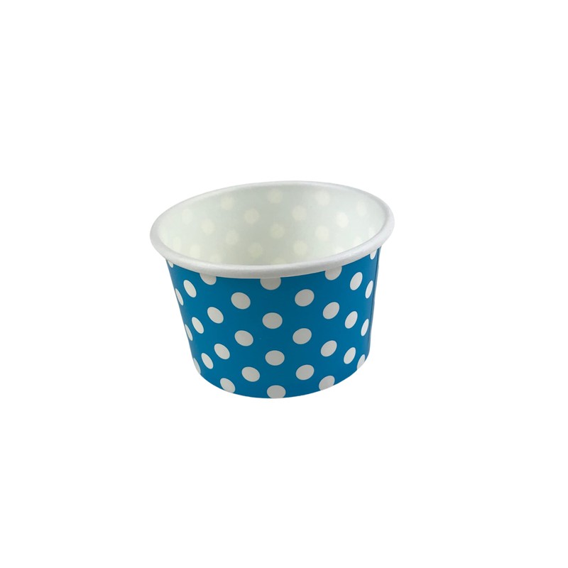 MMvolesy Paper Bowl, 12 oz, Blue, 50Pc, Leak-Resistant, Serves Hot